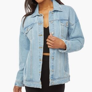 Oversized denim jacket - JustFab